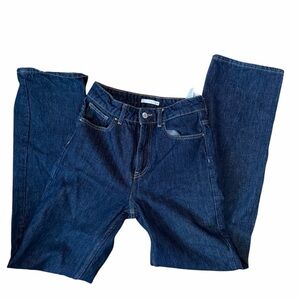 Zara Women's Dark Blue Boot Cut Jeans